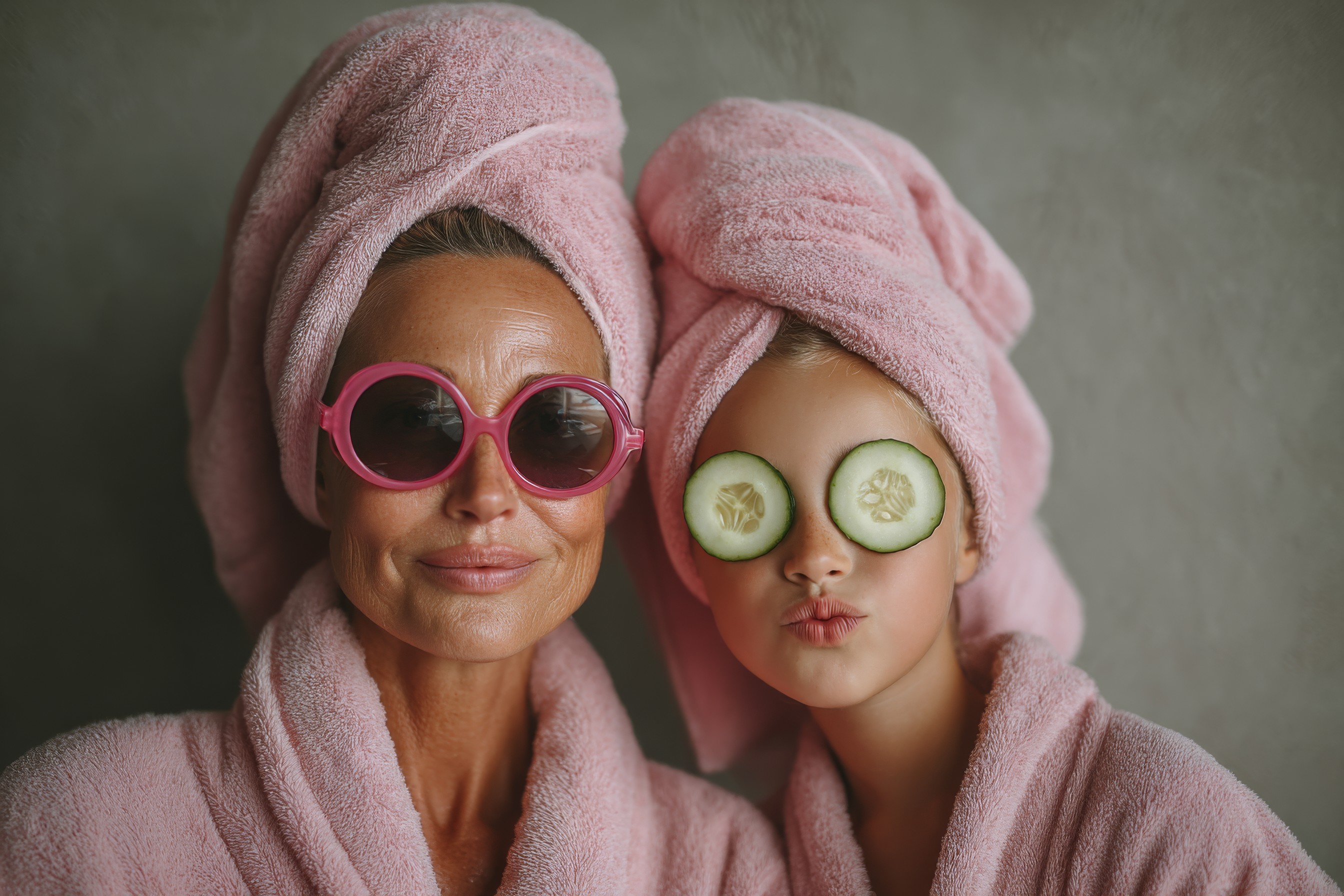 Mother and daughter enjoying spa treatments and pampering day at Strangford View Mews